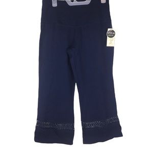 French Laundry cropped flare leg pants size 1X